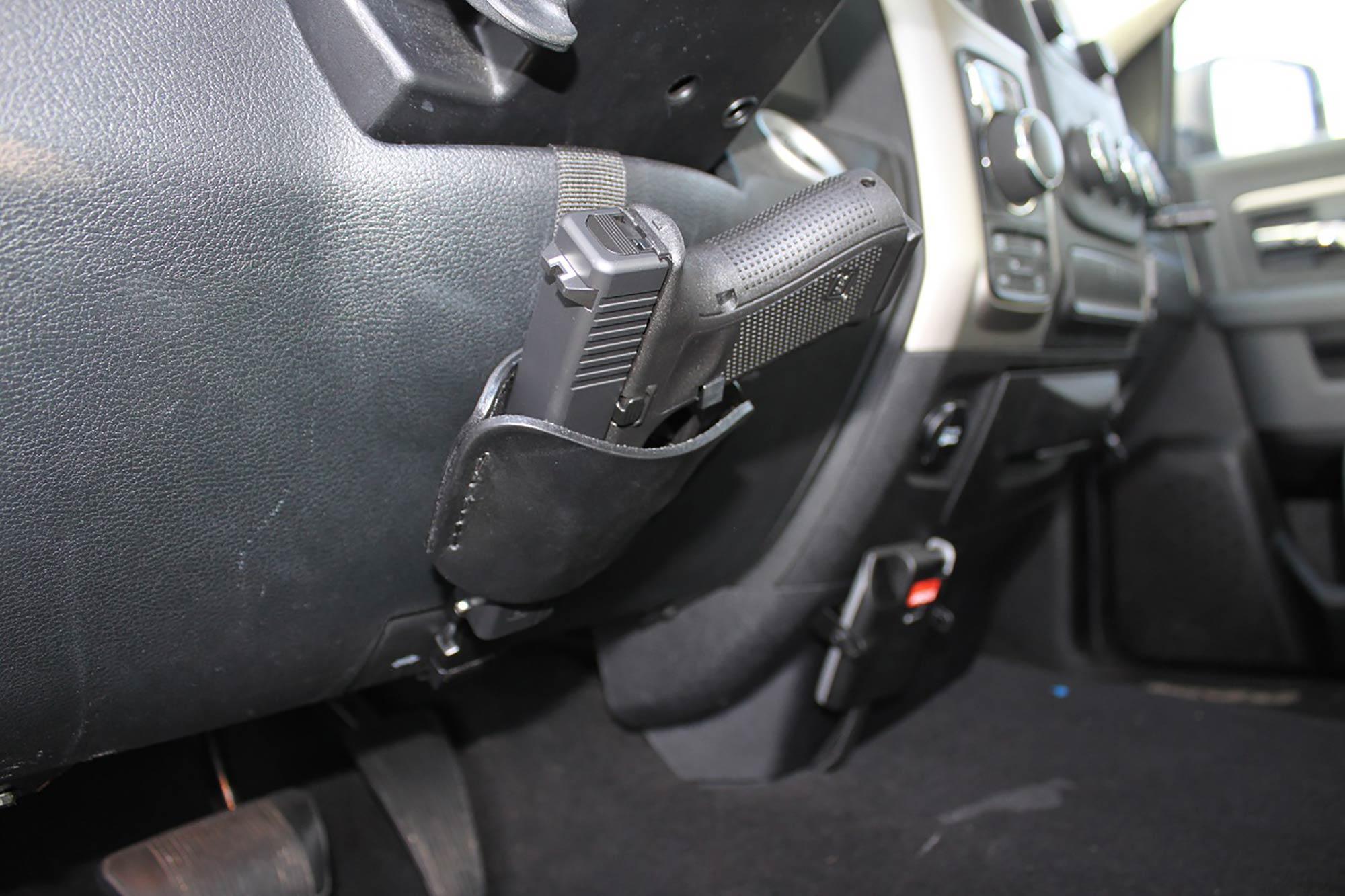 Ride Ready Universal Fit Handgun Car Holster Black RRCH